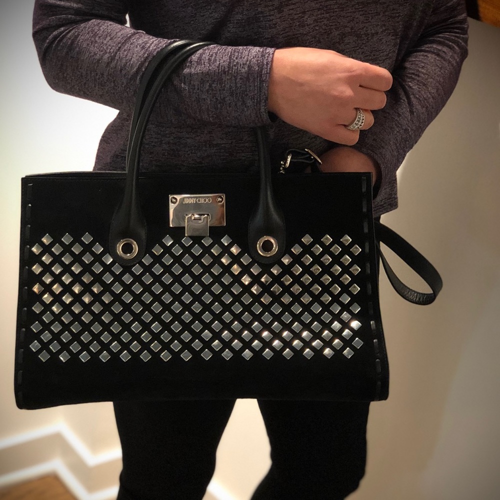 Jimmy Choo studded Suede Tote - Limited Edition